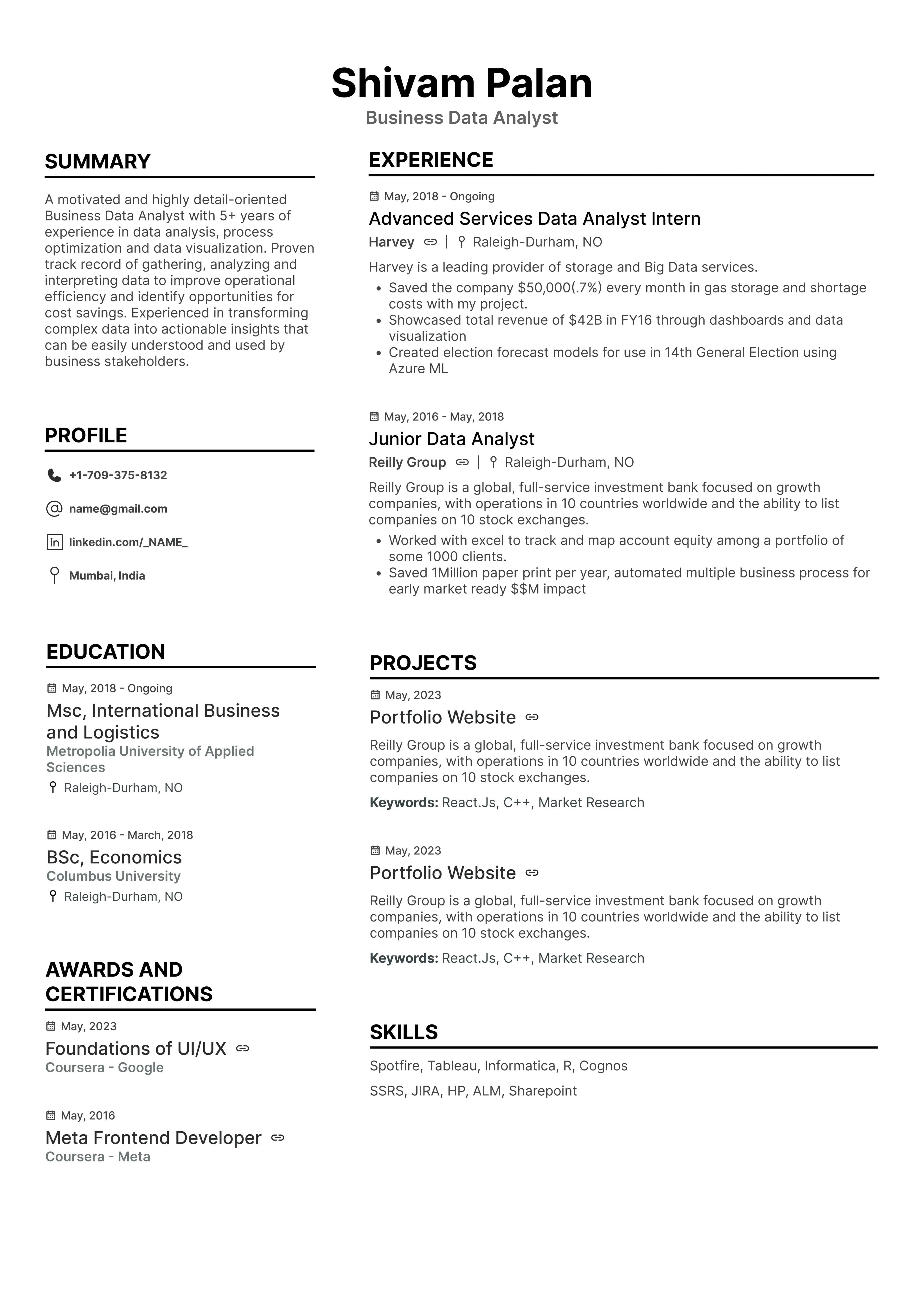 Before resume