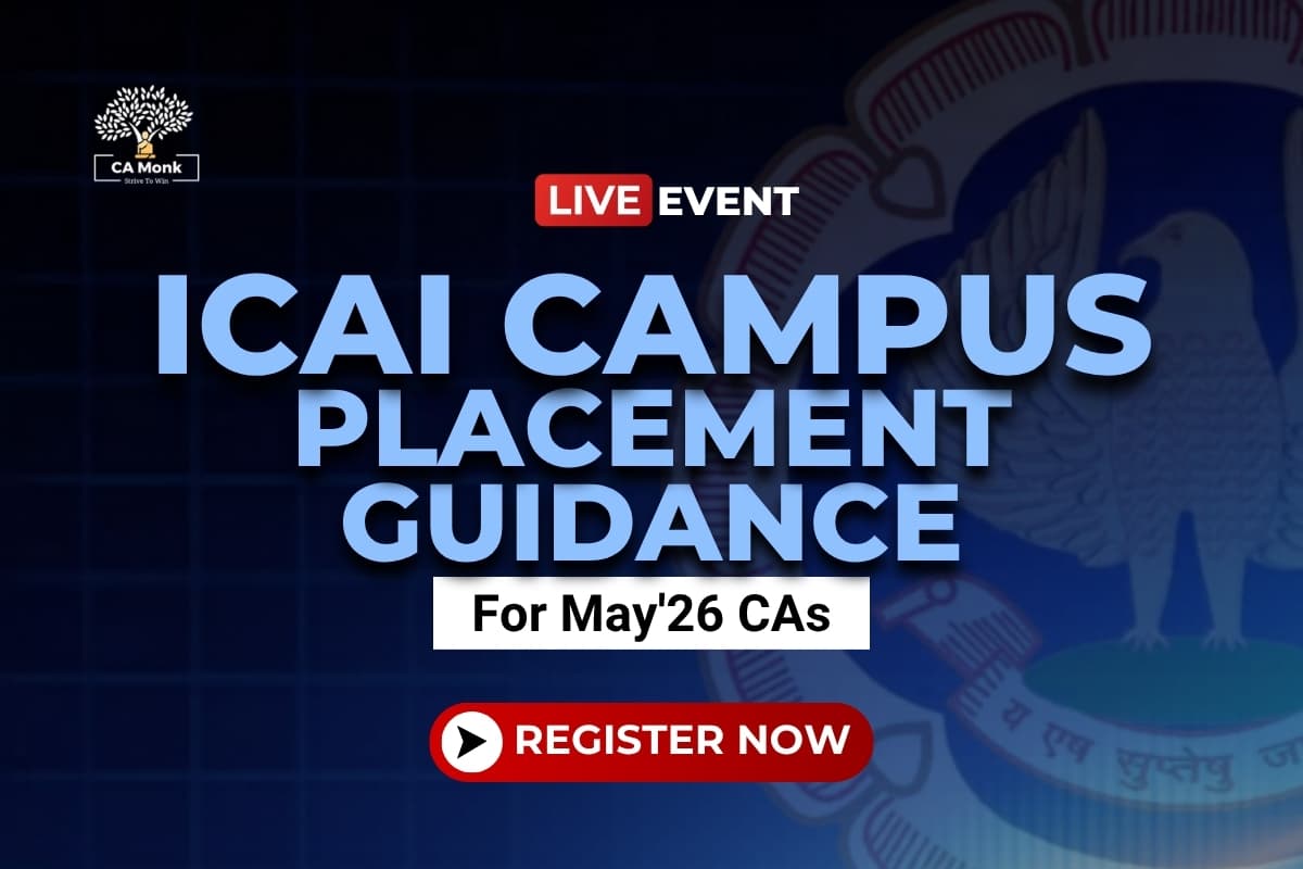 ICAI Campus Placement Guidance [LIVE] || May'26 CAs