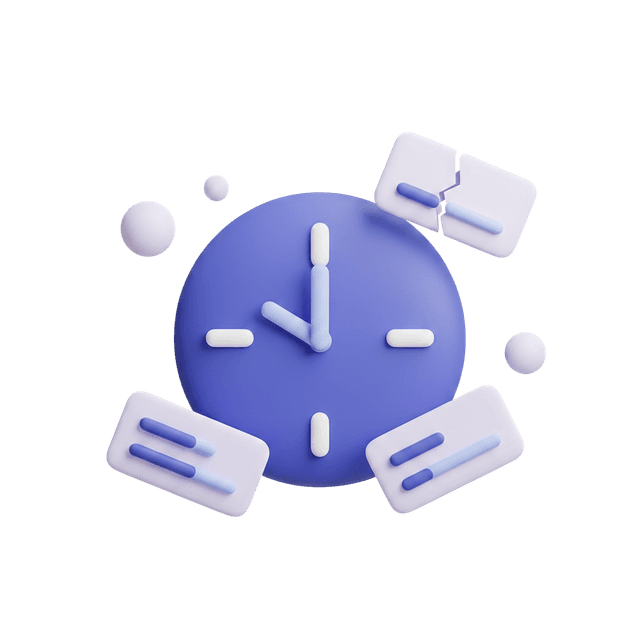 Illustration representing time mismanagement during tests