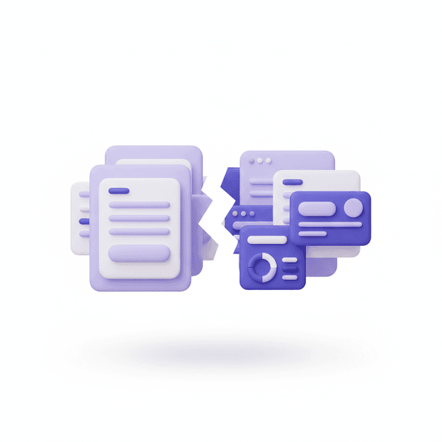 Illustration representing the application gap