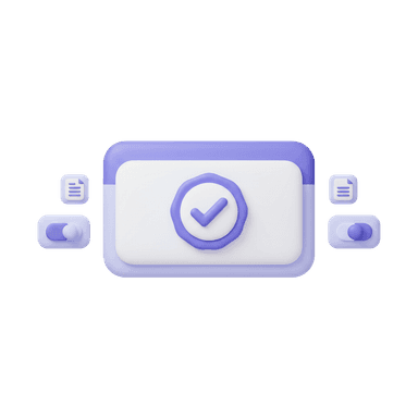 Illustration representing verified typing certification